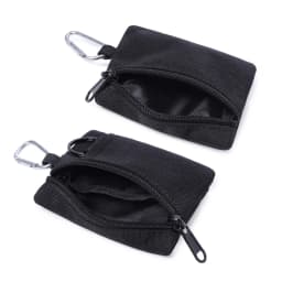 Mini Coin Purse Key Pouch, Casual Style Nylon Zipper Sports Storage Bag, Polyester Material, Small Hanging Card Holder