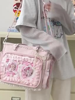 Ballet Girl Large Appetite Itabag Japanese Two-Dimension Single Shoulder Crossbody Bag Gift For Friends Women'S Handbag