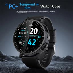 PC Case+Glass for Amazfit Active MAX Screen Protector Anti-scratch Film Bumper Protective Cover Amazfit Active MAX Accessories