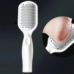 New Foot File Stainless Steel Rasp Anti-Splash,Heel Grater Hard Dead Skin Callus Remover Pedicure,Professional Foot Care Tools