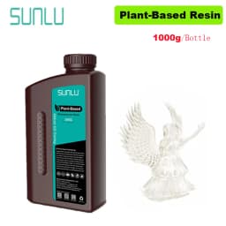 SUNLU 1KG Standard/Plant-Based Resin 395-405nm UV Photopolymer Resin Fast Curing 3D Resin for LCD DLP SLA Resin 3D Printers