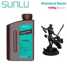 SUNLU 1KG Standard/Plant-Based Resin 395-405nm UV Photopolymer Resin Fast Curing 3D Resin for LCD DLP SLA Resin 3D Printers