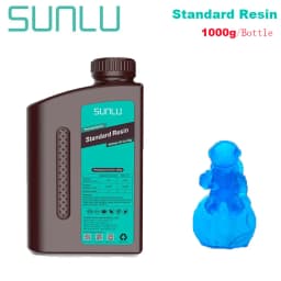 SUNLU 1KG Standard/Plant-Based Resin 395-405nm UV Photopolymer Resin Fast Curing 3D Resin for LCD DLP SLA Resin 3D Printers