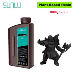 SUNLU 1KG Standard/Plant-Based Resin 395-405nm UV Photopolymer Resin Fast Curing 3D Resin for LCD DLP SLA Resin 3D Printers