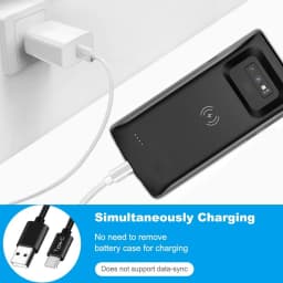 6500mAh Battery Charger Case for Samsung Galaxy Note 9 Wireless Charging Power Bank Cover Spare Battery Case