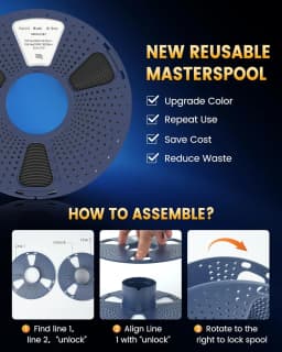 SUNLU 2KG PLA+2.0 3D Printer Filament Tougher and Stronger PLA Plus Filament 1000G/Roll 1.75mm 3D Filament Fits for FDM 3D Print