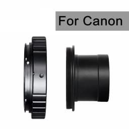1.25"; T-mount Metal Telescope Adapter and Canon EOS Nikon Sony SLR/DSLR Cameras T-ring Astronomical Telescope Photography
