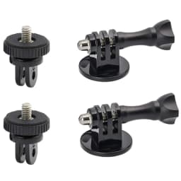 Tripod Adapter Mounts for Gopro 13 12 11 10 9 8 7 6 5 4 3 2 1/4-20 Screw Adapter for Go Pro Hero YI 4K SJ4000 EKEN H9R DBPOWER