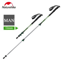 Naturehike Hiking Poles Three Sections Of Aluminum Pole For Mountaineering Hiking Skiing Travel Poles Climbing Trekking Pole