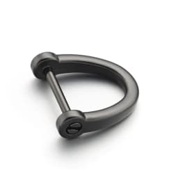 DIY Horseshoe Key Chain Ring Holder D Shape Keychain Thick Rod Classic Buckle Interior Bag Repair Parts Buttons Accessories P032