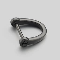 DIY Horseshoe Key Chain Ring Holder D Shape Keychain Thick Rod Classic Buckle Interior Bag Repair Parts Buttons Accessories P032