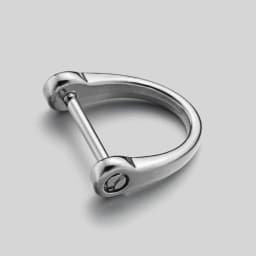 DIY Horseshoe Key Chain Ring Holder D Shape Keychain Thick Rod Classic Buckle Interior Bag Repair Parts Buttons Accessories P032