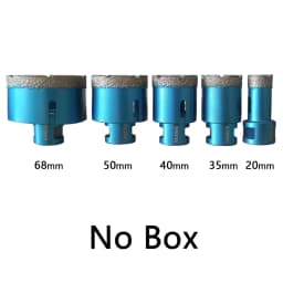 5 Pcs Dry Drill M14 Thread Brazing Hole Saw Set Porcelain Tiles Crowns Granite Marble Vitrified Tile Drill Bits Tools