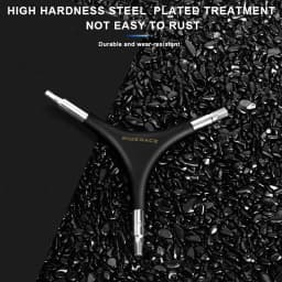 Bicycle 3 Way Hex Keys Wrench 4/5/6mm Y Shape Allen Key Triangle CR-V Steel Multifunctional Mountain Road Bike Repair Tool