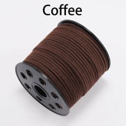 5/10/20m 2.5mm Flat Faux Suede Braided Cord Velvet Leather Rope Handmade Thread String for Jewelry Bracelet Necklace Keychain