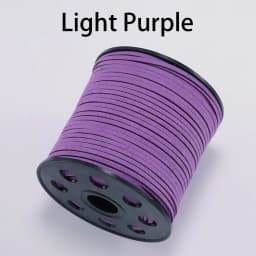 5/10/20m 2.5mm Flat Faux Suede Braided Cord Velvet Leather Rope Handmade Thread String for Jewelry Bracelet Necklace Keychain