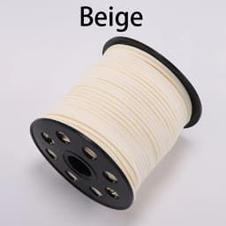 5/10/20m 2.5mm Flat Faux Suede Braided Cord Velvet Leather Rope Handmade Thread String for Jewelry Bracelet Necklace Keychain