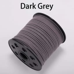 5/10/20m 2.5mm Flat Faux Suede Braided Cord Velvet Leather Rope Handmade Thread String for Jewelry Bracelet Necklace Keychain