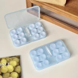 6 Pairs Large Contact Lens Storage Box Portable Travel Contact Lens Case For Makeup Beauty Pupil Box Tweezer Stick Container