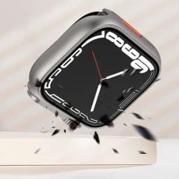 Glass+Case for Apple Watch 44mm 45mm 41mm 40mm 42mm 38mm Screen Protector Cover Change Ultra Bumper iWatch Series 8 7 SE 6 5 3
