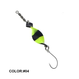 Twisted Metal Trout Fishing Spoon Lures Jigging Baits 2.8g 4g Artificial Spinner Hard Baits For Trout Bass
