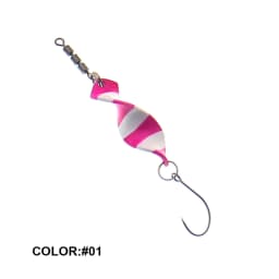 Twisted Metal Trout Fishing Spoon Lures Jigging Baits 2.8g 4g Artificial Spinner Hard Baits For Trout Bass