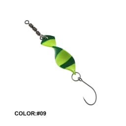 Twisted Metal Trout Fishing Spoon Lures Jigging Baits 2.8g 4g Artificial Spinner Hard Baits For Trout Bass