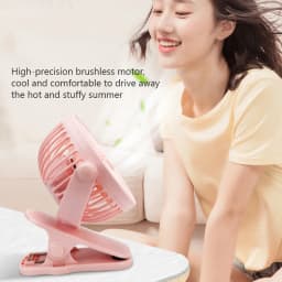 Portable Mini Hand Clip Fan USB Quiet Desktop Electric Fan High Quality Student Dormitory Small Cooling Ventilador Fan Air Coole