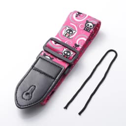 1pc Ukulele Extra Wide Acoustic Guitar Strap Leather Belt Adjustable Shoulder Strap Artistic Print for Wood Guitar Electric Bass
