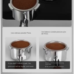 BEARR Coffee Powder Hammer Wooden Handle Adjustable Depth Constant 30lb Horizontal Calibration Down Press Espresso Coffee Tamper