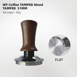 BEARR Coffee Powder Hammer Wooden Handle Adjustable Depth Constant 30lb Horizontal Calibration Down Press Espresso Coffee Tamper
