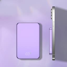 Ultra-thin Magnetic Wireless Power Bank Fast Charging External Spare Battery 5000mAh USB C PD20W 10000mAh for iPhone 15 Samsung