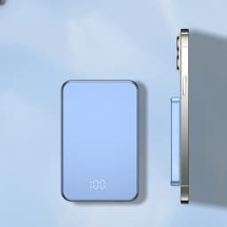 Ultra-thin Magnetic Wireless Power Bank Fast Charging External Spare Battery 5000mAh USB C PD20W 10000mAh for iPhone 15 Samsung