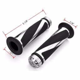 7/8'' 22MM CNC Universal Motorcycle Handlebar Grips Hand Grips For Kawasaki Honda Yamaha Suzuki Benelli Ducati Aprilia