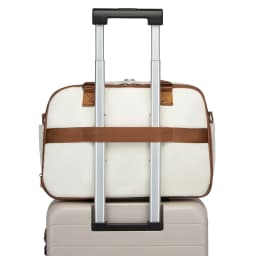 Kono 43×28×18cm Underseat Bag - EasyJet Approved Carry On Duffel with Trolley Sleeve, Travel & Weekend Bag for Women