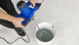 2600W Portable Electric Cement Mixer, 6 Speed Handheld Mixer Stirring Tool for Mixing Grout Paint Mortar Mud Plaster Tool
