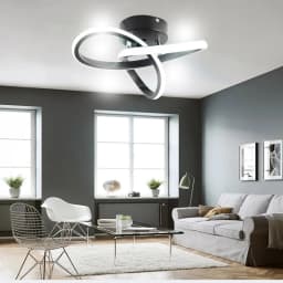 Modern LED Ceiling Light,LED Ceiling Light,20W for Bedroom,Kitchen,Living Room,Diameter 25 cm, Dimmable 3000K/4500K/6500K