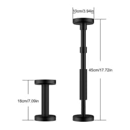 18-45cm Cabinet Install Lifting Bracket Positive Negative Screw Adjustable Support Furniture Increase Height Leg Jack Support