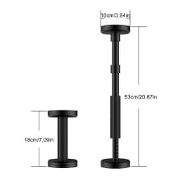 18-45cm Cabinet Install Lifting Bracket Positive Negative Screw Adjustable Support Furniture Increase Height Leg Jack Support