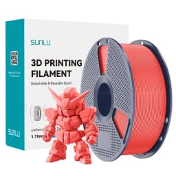 SUNLU 1KG PLA+2.0 3D Printer Filament Tougher and Stronger PLA Plus Filament 1000G/Roll 1.75mm 3D Filament Fits for FDM 3D Print