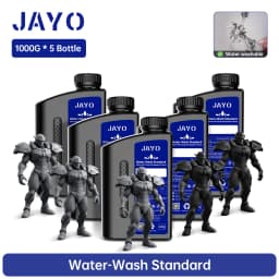 JAYO Water Washable Standard/ ABS Like Resin 3D Printer Resin 405nm UV Standard Rapid Photopolymer Resin For LCD/DLP/SLA 5Bottle