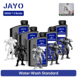 JAYO Water Washable Standard/ ABS Like Resin 3D Printer Resin 405nm UV Standard Rapid Photopolymer Resin For LCD/DLP/SLA 5Bottle