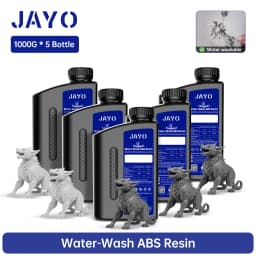 JAYO Water Washable Standard/ ABS Like Resin 3D Printer Resin 405nm UV Standard Rapid Photopolymer Resin For LCD/DLP/SLA 5Bottle