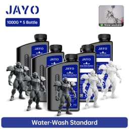 JAYO Water Washable Standard/ ABS Like Resin 3D Printer Resin 405nm UV Standard Rapid Photopolymer Resin For LCD/DLP/SLA 5Bottle