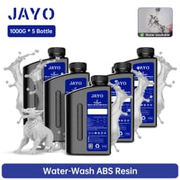 JAYO Water Washable Standard/ ABS Like Resin 3D Printer Resin 405nm UV Standard Rapid Photopolymer Resin For LCD/DLP/SLA 5Bottle