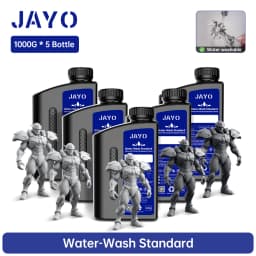JAYO Water Washable Standard/ ABS Like Resin 3D Printer Resin 405nm UV Standard Rapid Photopolymer Resin For LCD/DLP/SLA 5Bottle