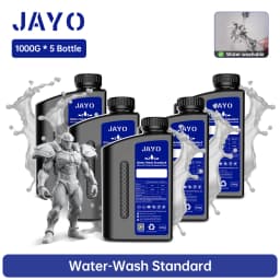 JAYO Water Washable Standard/ ABS Like Resin 3D Printer Resin 405nm UV Standard Rapid Photopolymer Resin For LCD/DLP/SLA 5Bottle