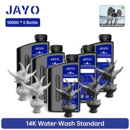 JAYO Water Washable Standard/ ABS Like Resin 3D Printer Resin 405nm UV Standard Rapid Photopolymer Resin For LCD/DLP/SLA 5Bottle
