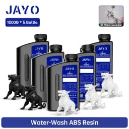 JAYO Water Washable Standard/ ABS Like Resin 3D Printer Resin 405nm UV Standard Rapid Photopolymer Resin For LCD/DLP/SLA 5Bottle