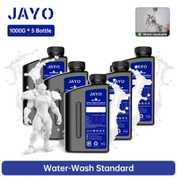 JAYO Water Washable Standard/ ABS Like Resin 3D Printer Resin 405nm UV Standard Rapid Photopolymer Resin For LCD/DLP/SLA 5Bottle